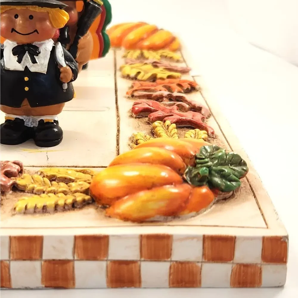 Yankee Candle Boney Bunch Thanksgiving Turkey Checkers Set – Fall Table Décor